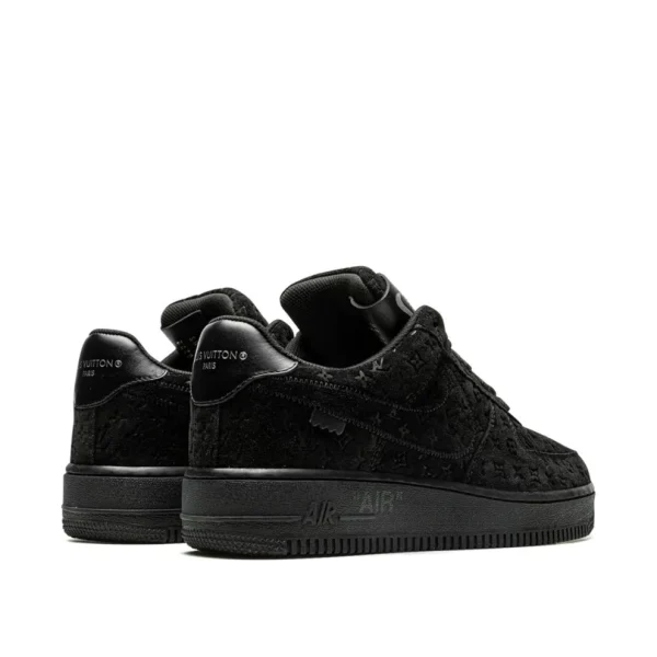 Nike x Louis Vuitton Air Force 1 Low - Black Suete - Image 3